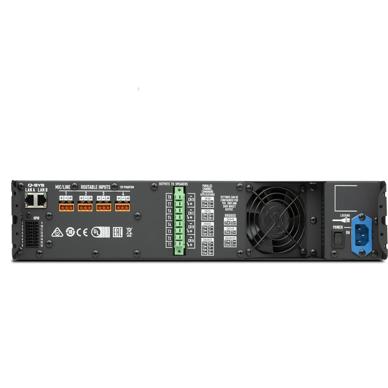 Bộ ampli khuyếch đại mạng 4 kênh 4000W, QSC CX-Q 4K4 2
