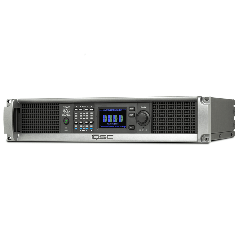 Bộ ampli khuyếch đại mạng 4 kênh 4000W, QSC CX-Q 4K4 3