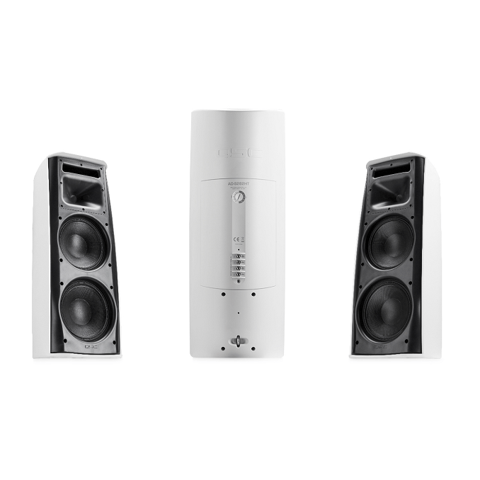 Loa gắn tường Dual 8″, 2-way, QSC AD-S282H 4