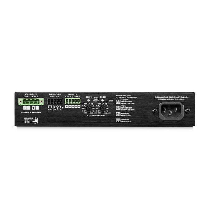 Bộ khuyếch đại công suất 2 kênh hãng QSC SPA2-60 (EnergyStar) 2